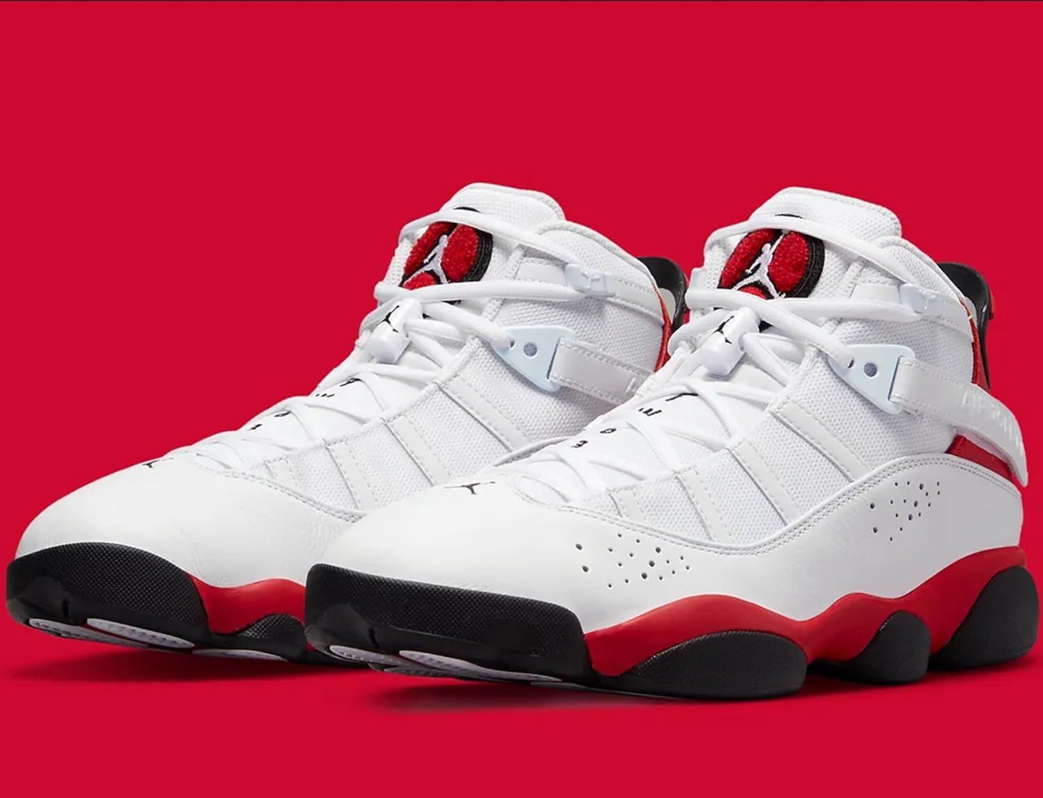 Jordan 6 Rings (322992-126)_on.besh - White/Red/Black