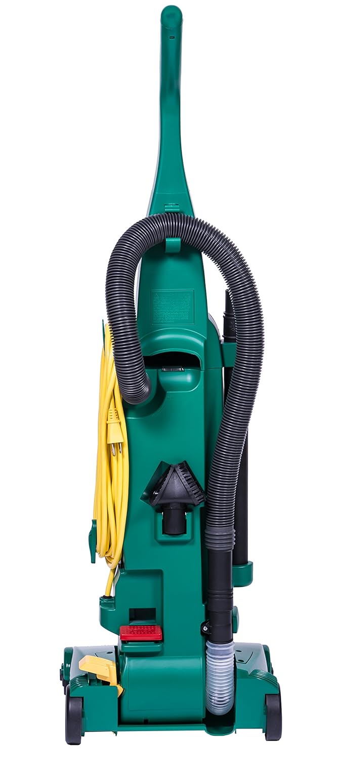 Bissell BigGreen BGU1937T 13.5" Pro Cup Bagless Upright Vacuum with On-Board Tools, 44" Height, 13.5" Wide, 13.2" Length, Polypropylene