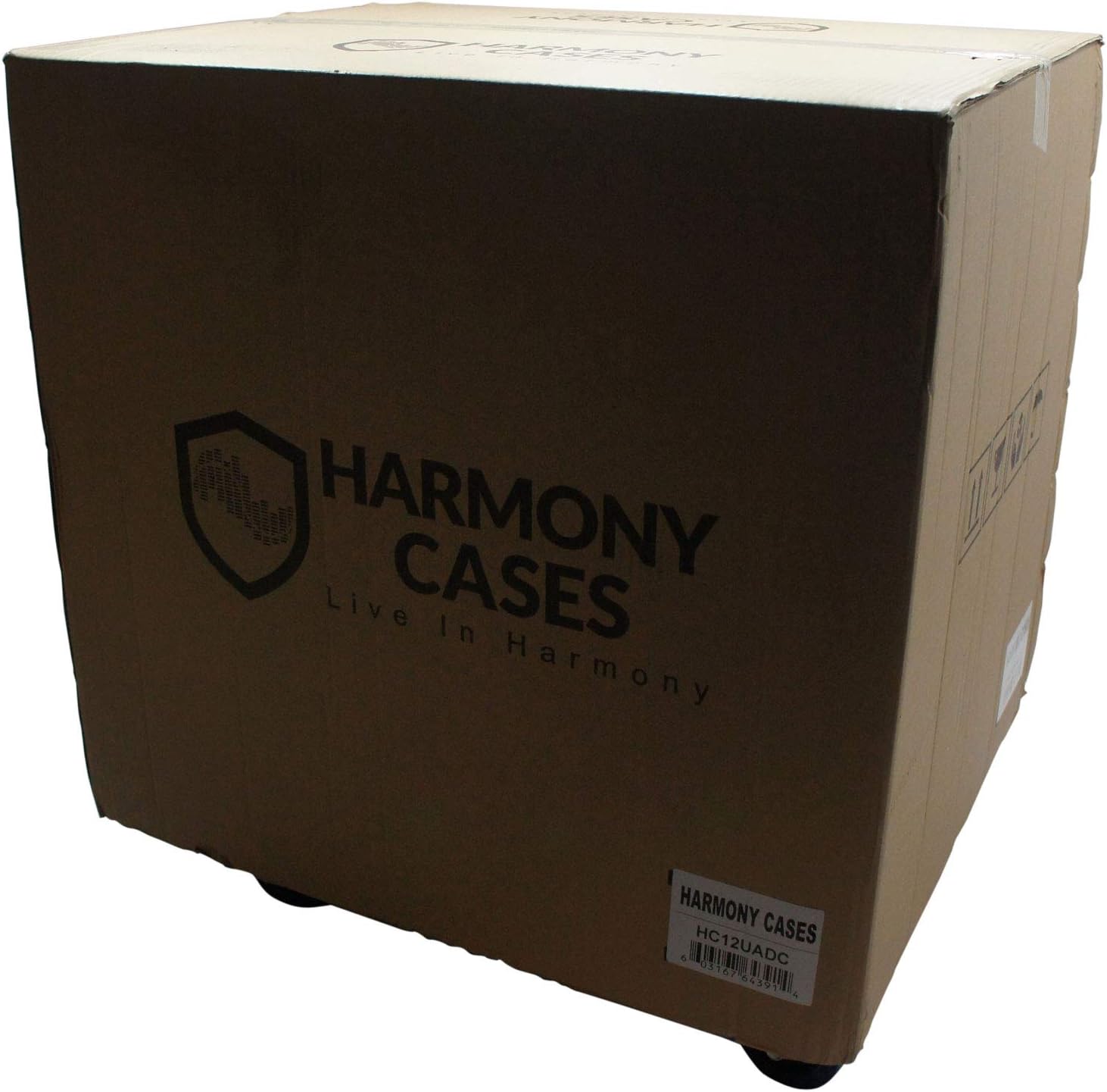Harmony Cases HC6UAD DJ Flight Amp 6U Rack Space Road Travel Amplifier Case