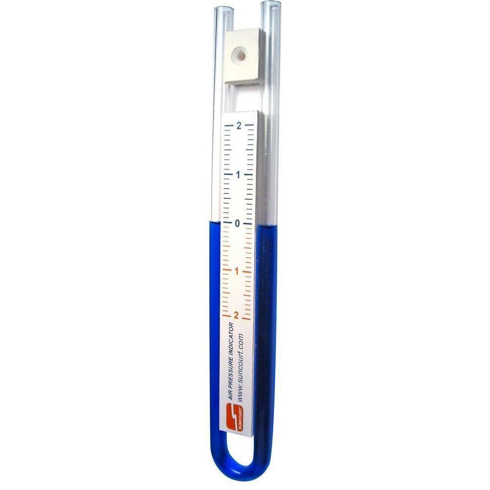 Suncourt Rdk04 Radon Mitigation Fan Kit 4 in. Fan with 4 in. to 4 in. Couplers and Air Pressure Indicator