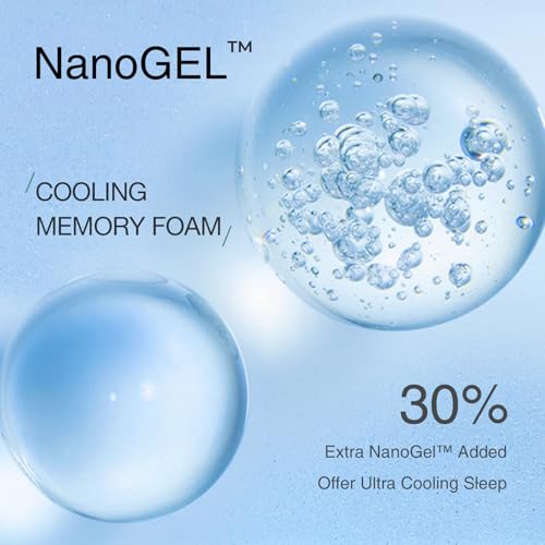 Novilla Twin Mattress, 12 Inch Gel Memory Foam Mattress Twin in a Box, Bamboo Charcoal Foam & Breathable Soft Cover for Clean, Peaceful Sleep