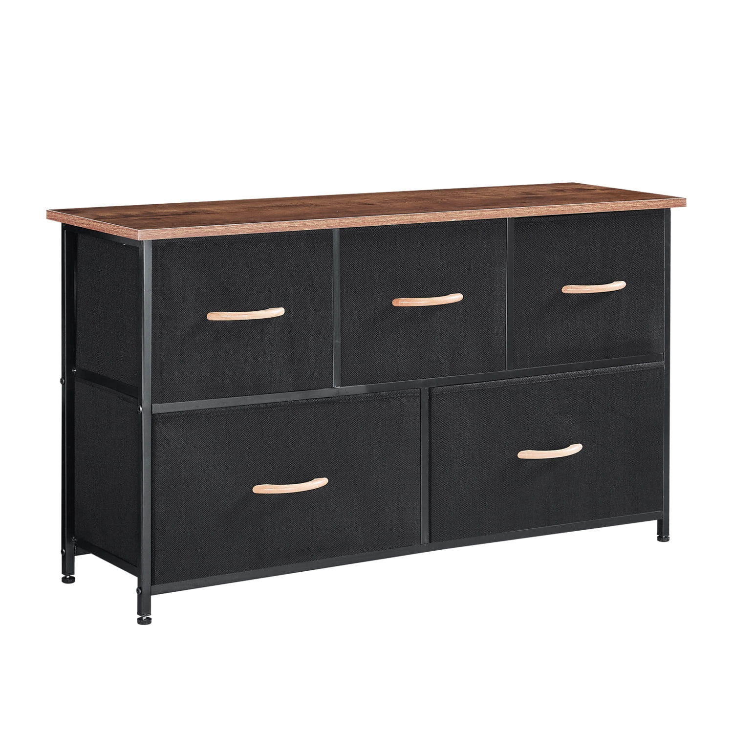 Dresser Storage Organizer, 5 Drawer Dresser Tower Unit for Bedroom Hallway Entryway Closets