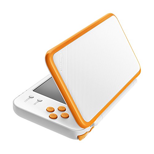Nintendo New 2DS XL - White + Orange (Renewed) - Radiant Selections