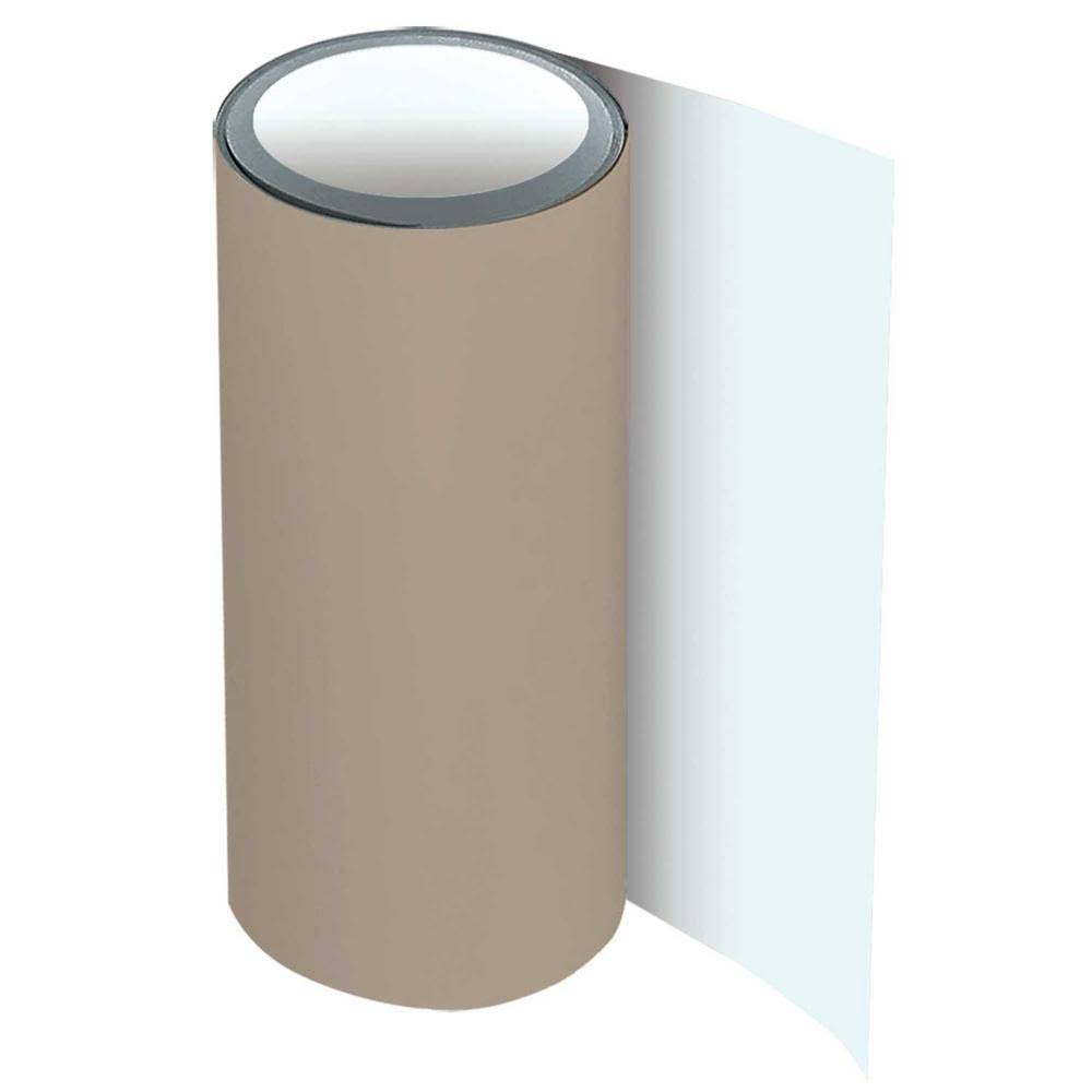 Gibraltar Building Products 24 in. x 50 ft. Driftwood Over Birch White Aluminum Trim Coil, Driftwood/Birch White
