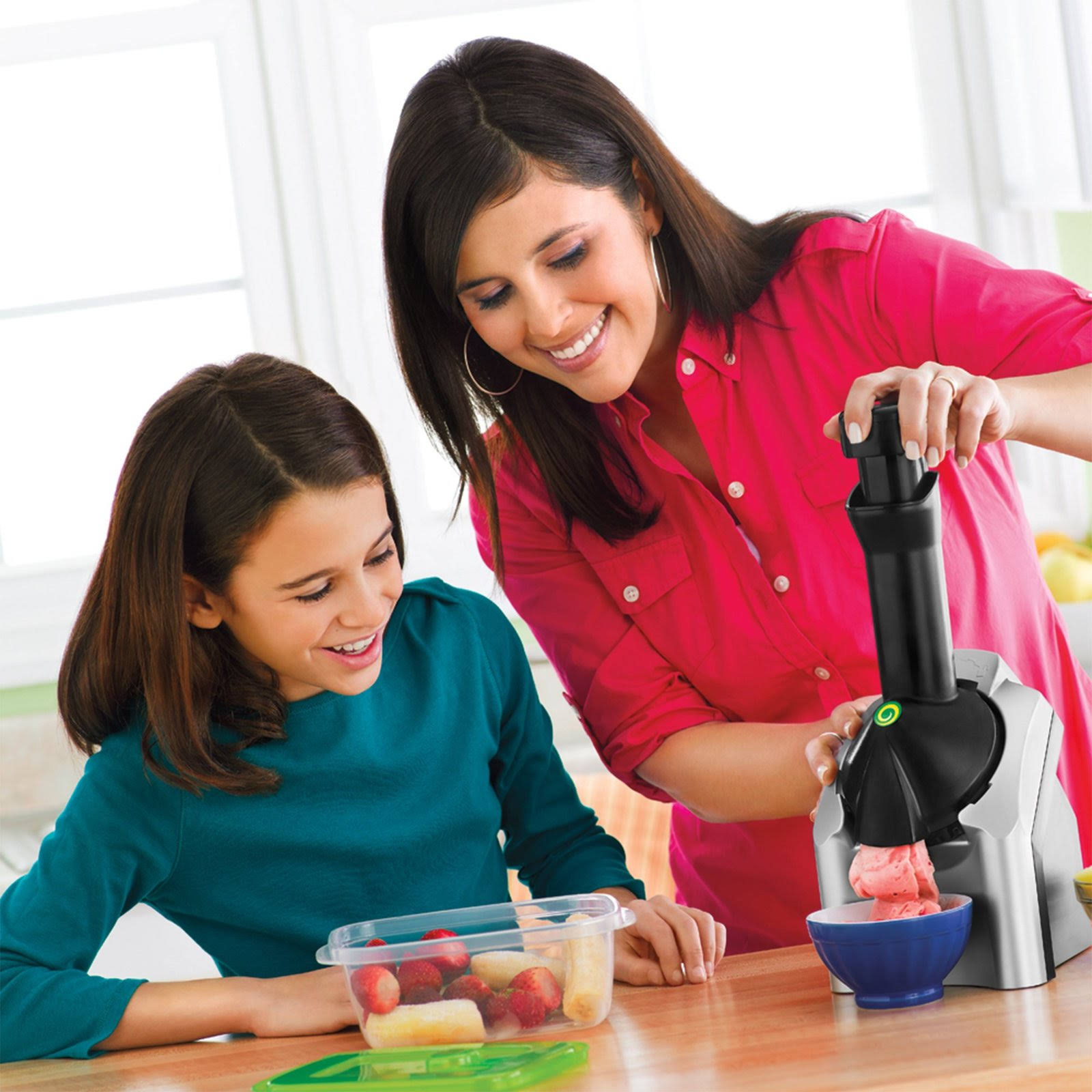 Yonanas 902 Classic Original Healthy Dessert Fruit Soft Serve Maker Creates Fast