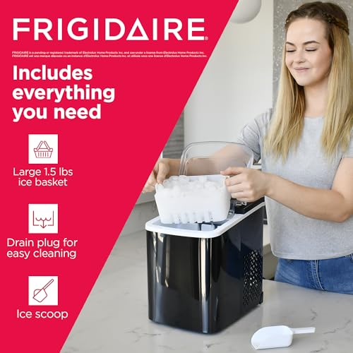 Frigidaire Countertop Ice Maker, Compact Machine