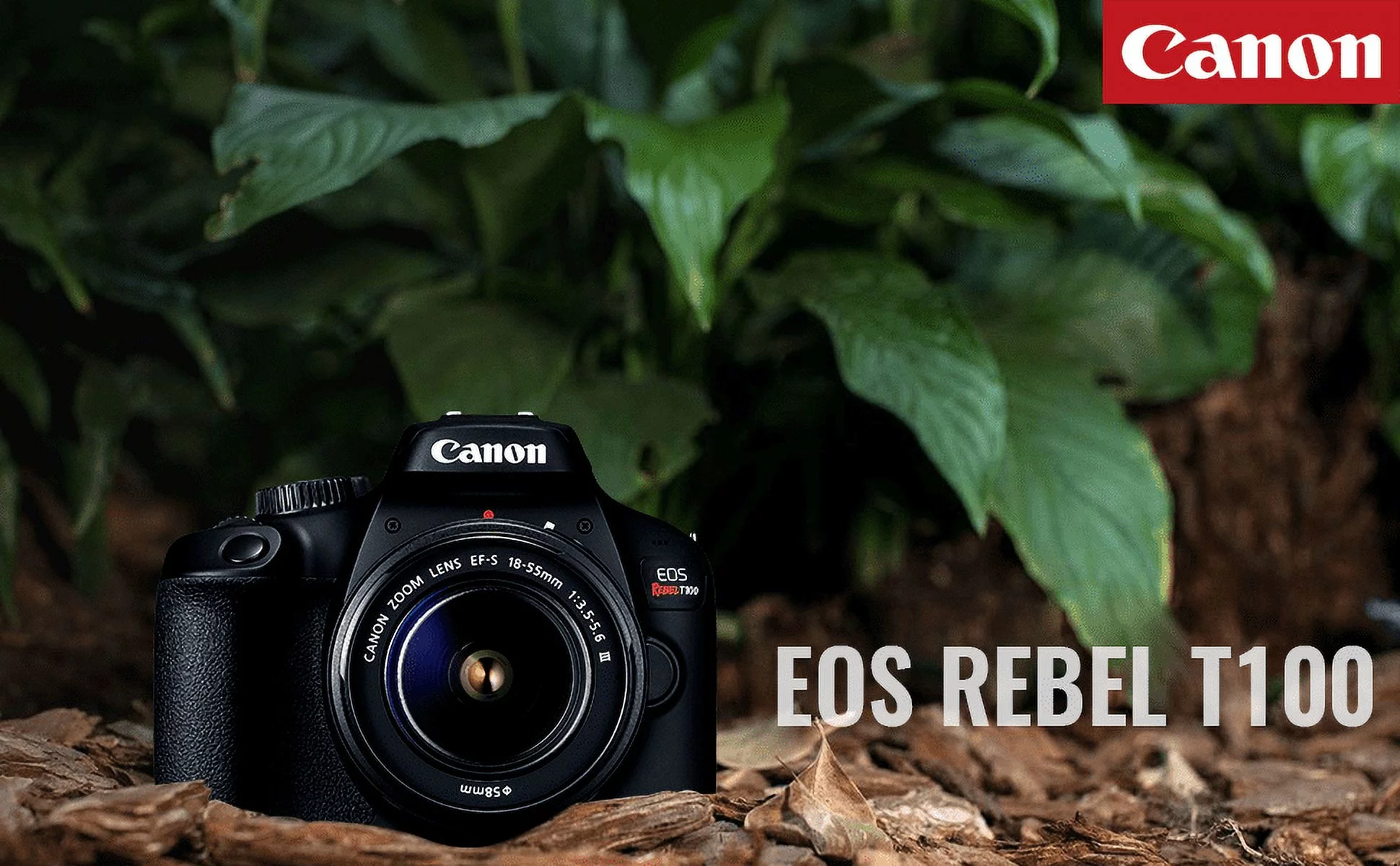 Canon EOS 4000D / Rebel T100 DSLR Camera with 18-55mm Lens + Creative Filter Set