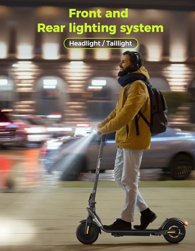 Jasion JS2/PRO Electric Scooter, 25 Miles Range, 22MPH Max Speed, 850W Peak Adult Escooter, 8.5"/10" Solid Tires Fast Folding E-Scooter