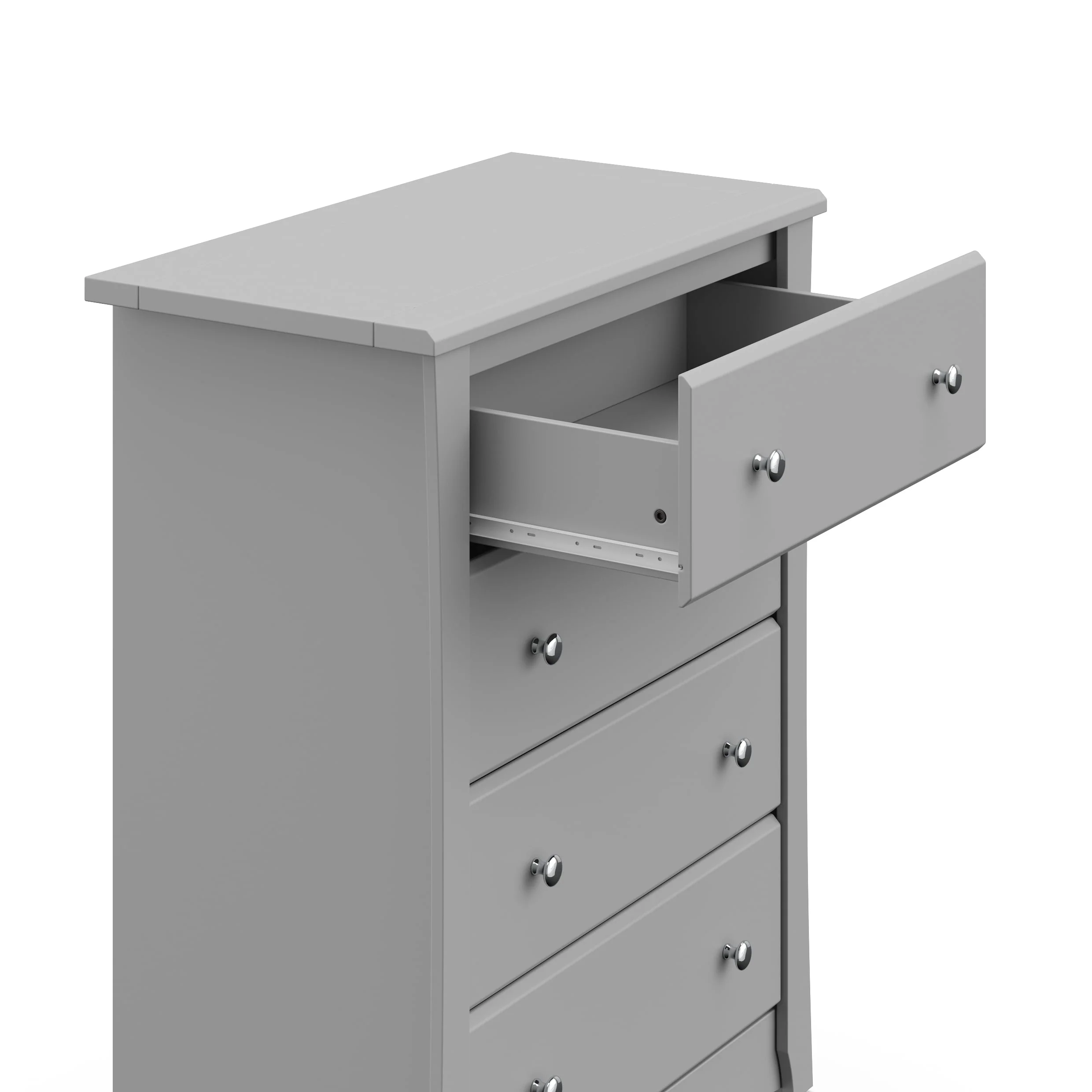 Storkcraft Crescent 4 Drawer Kids Dresser White