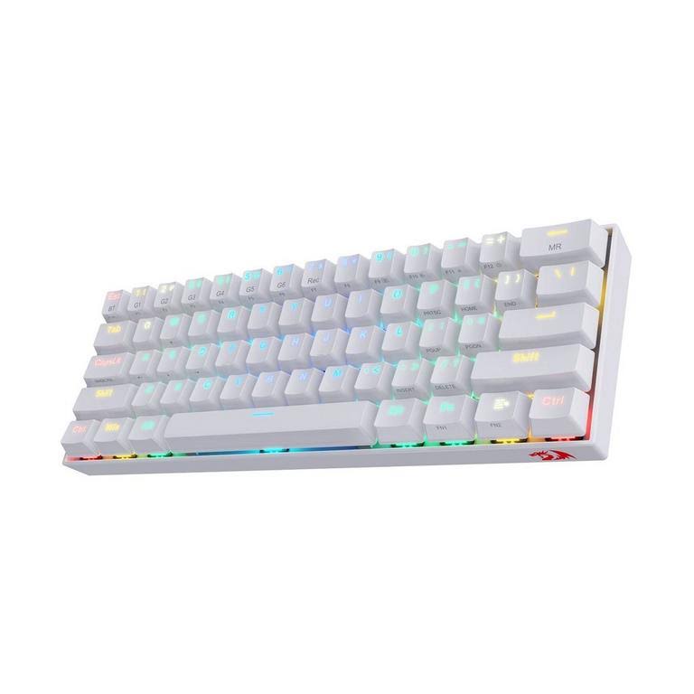 Redragon K530 Draconic 60% White with Quiet-Red Switches | RGB Wireless Mechanical Keyboard