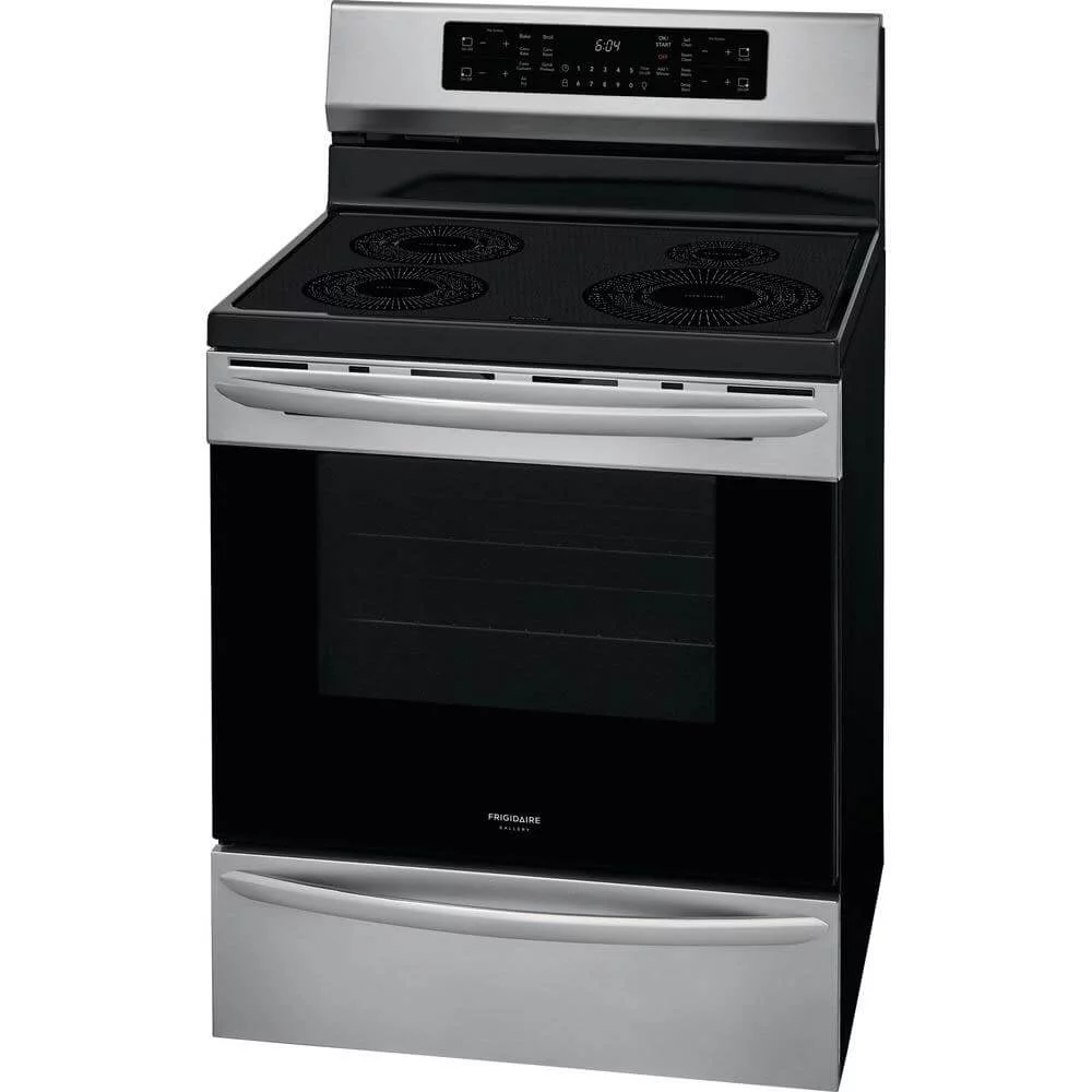 Frigidaire GCRI3058AF 30 Gallery Series Induction Range with 4 Elements 5.4 cu. ft. Capacity Air Fry and Steam Cleaning Option in Fingerprint