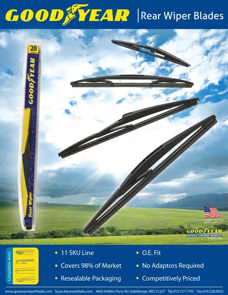 Windshield Wiper Blade Set/Kit/Bundle for 2013-2016 Mazda CX-5 - Driver