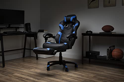 RESPAWN 110 Pro Gaming Chair - Gaming Chair with Footrest, Reclining Gaming Chair, Video Gaming Computer Desk Chair, Adjustable Desk Chair