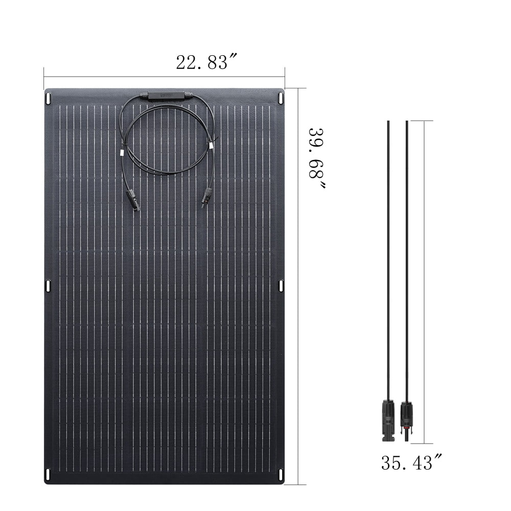 ALLPOWERS S1500 Portable Solar Generator Kit, 100W Monocrystalline Flexible Solar Panel with 1500 Watt 1092Wh Power Station