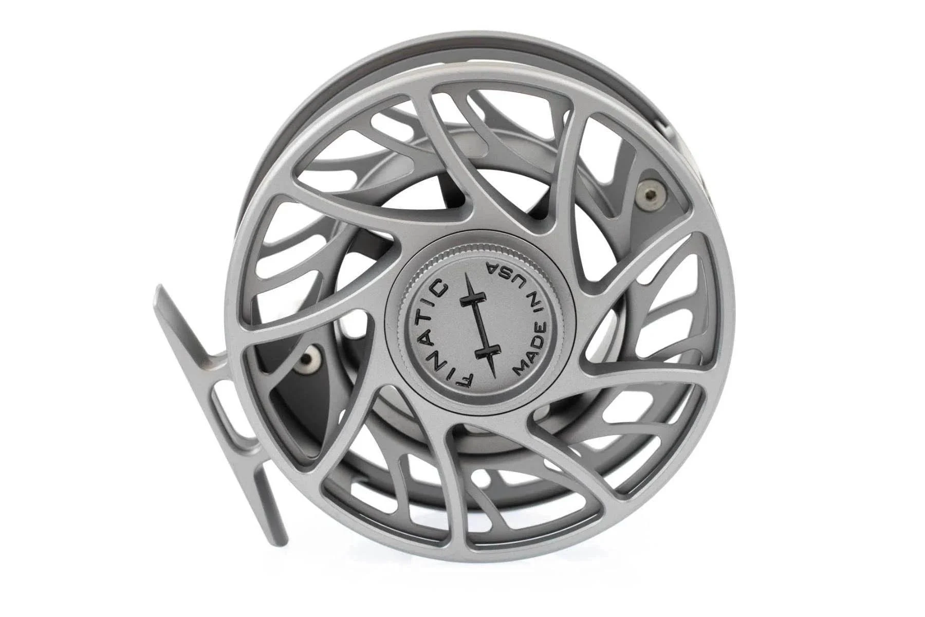 Hatch Gen 2 Finatic 3 Plus Fly Reel, Gray/Black, Large Arbor