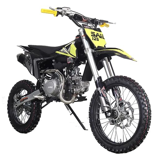 X-PRO Sail 125cc Zongshen Brand Engine Dirt Bike with 4-Speed Manual Transmission! Kick Start, Big 17"/14" Tires! (Orange)
