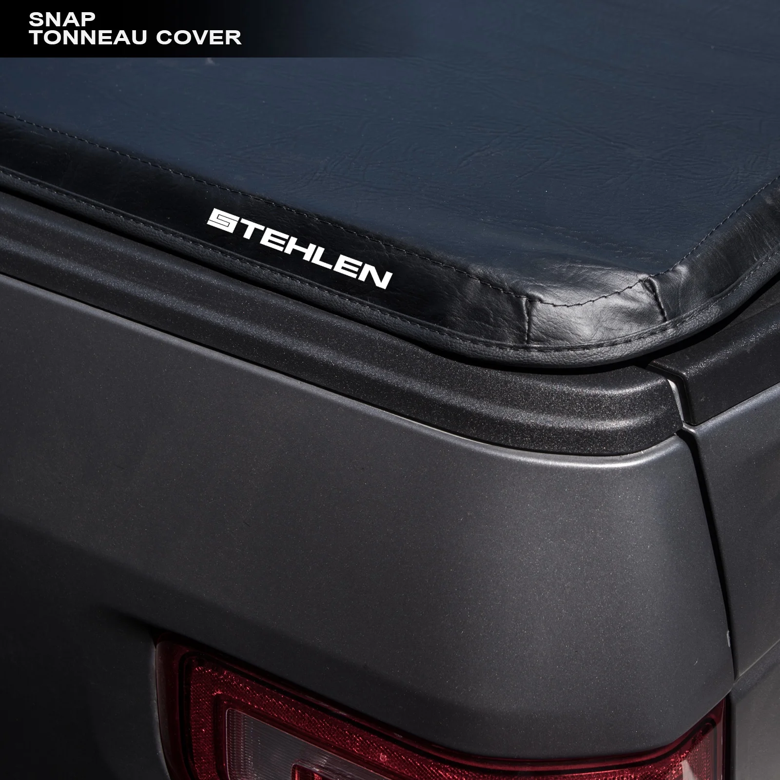 Stehlen 714937188440 Hidden Snap Tonneau Cover - Black For 2014-2018 Chevy Silverado / GMC Sierra 1500 5.8 Feet ( 68" ) Short Bed