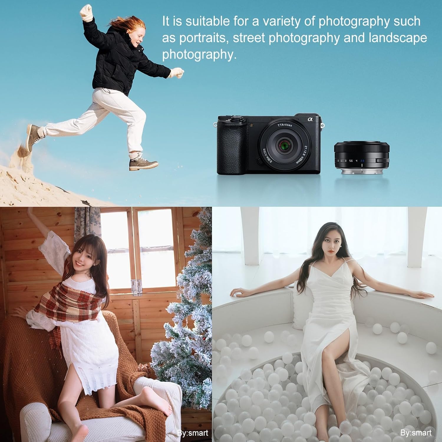 TTArtisan AF 27mm F2.8 f/2.8 XF-Mount APS-C Auto Focus STM Lens for Fujifilm Fuji X-Mount Cameras X-T10 X-T2 X-T20 X-T30 X-T3 X-T4 X-T5 X-T100 X-T200