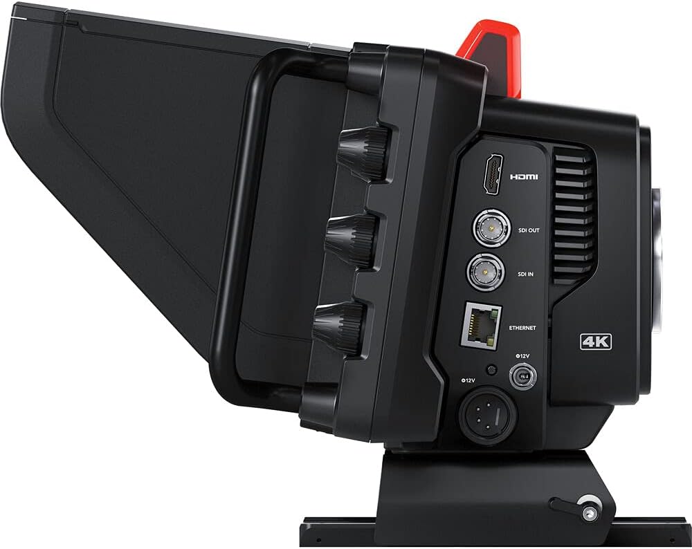 Blackmagic Design Studio Camera 4K Pro Bundle with AKG K240 Studio Pro Headphones and Screen Cleaning Wipes