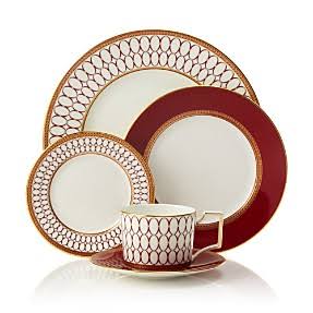 Wedgwood - Renaissance Red - 5 Piece Place Setting