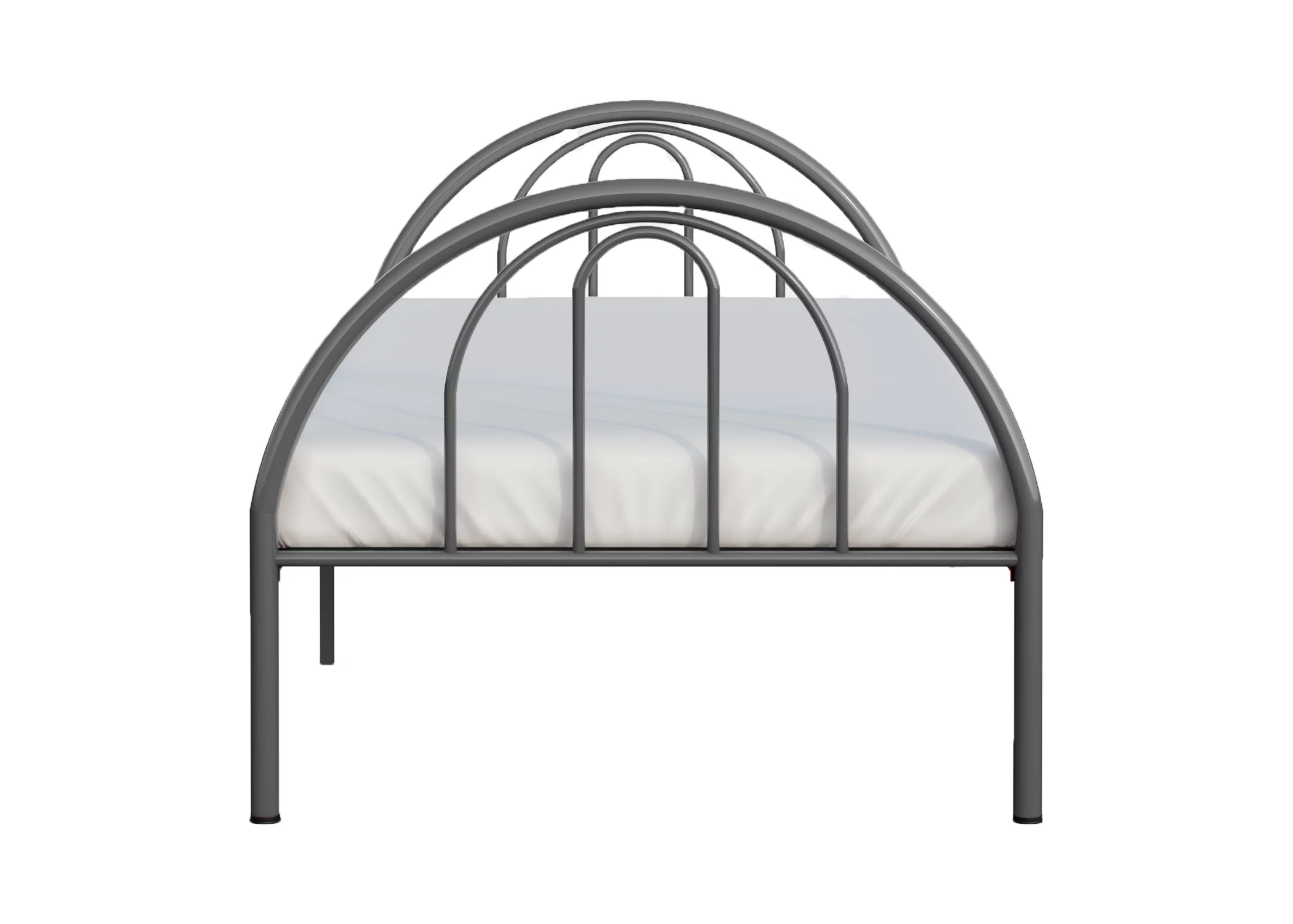 BK Furniture Brooklyn Classic Metal Bed, Twin, Pink