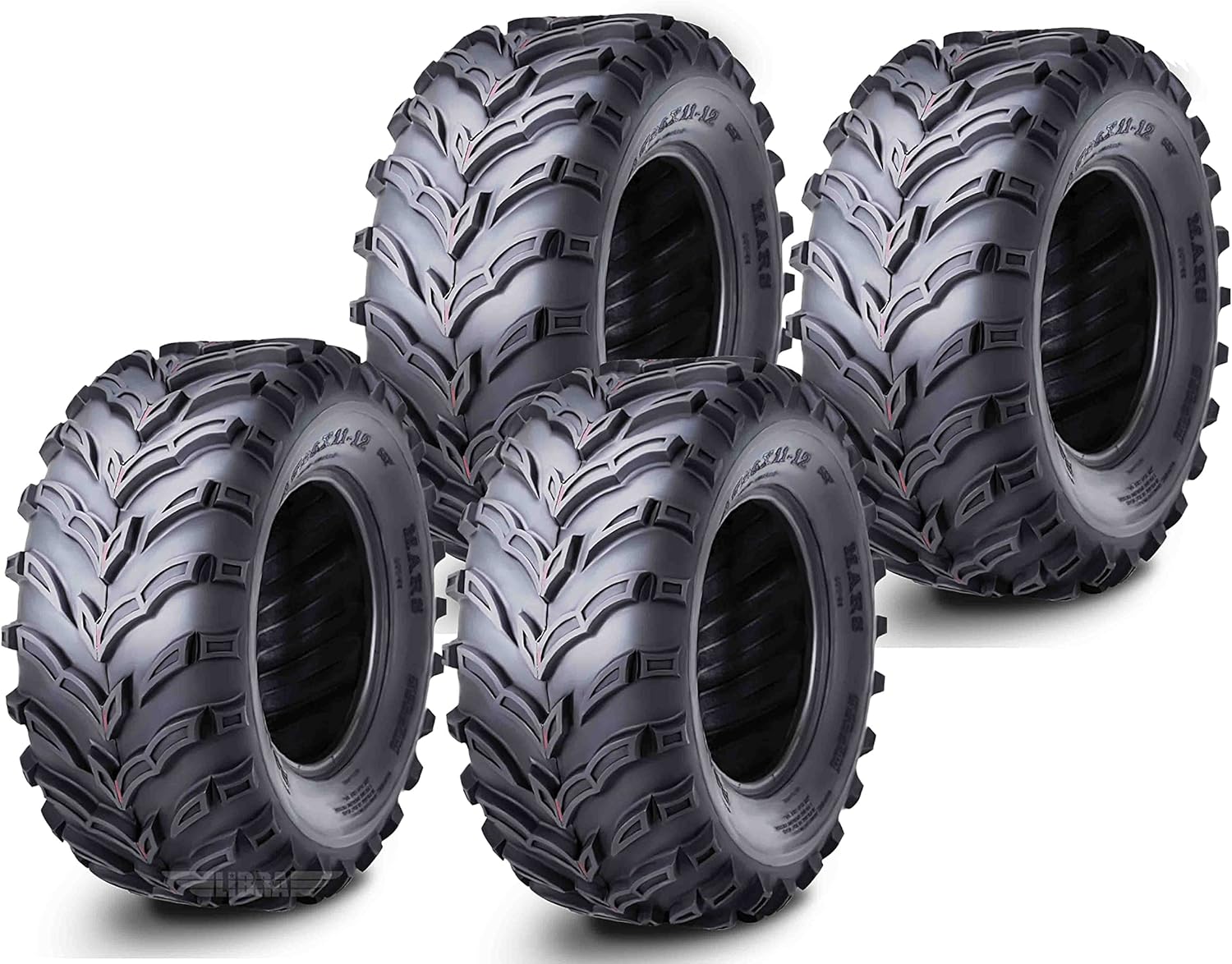 Set of 4 ATV/UTV Tires 25x10-12 25x10x12 6PR 10273