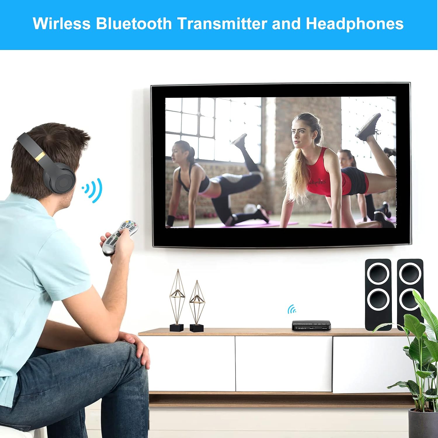 4K@60Hz HDMI2.0 Audio Extractor Converter with Bluetooth Transmitter