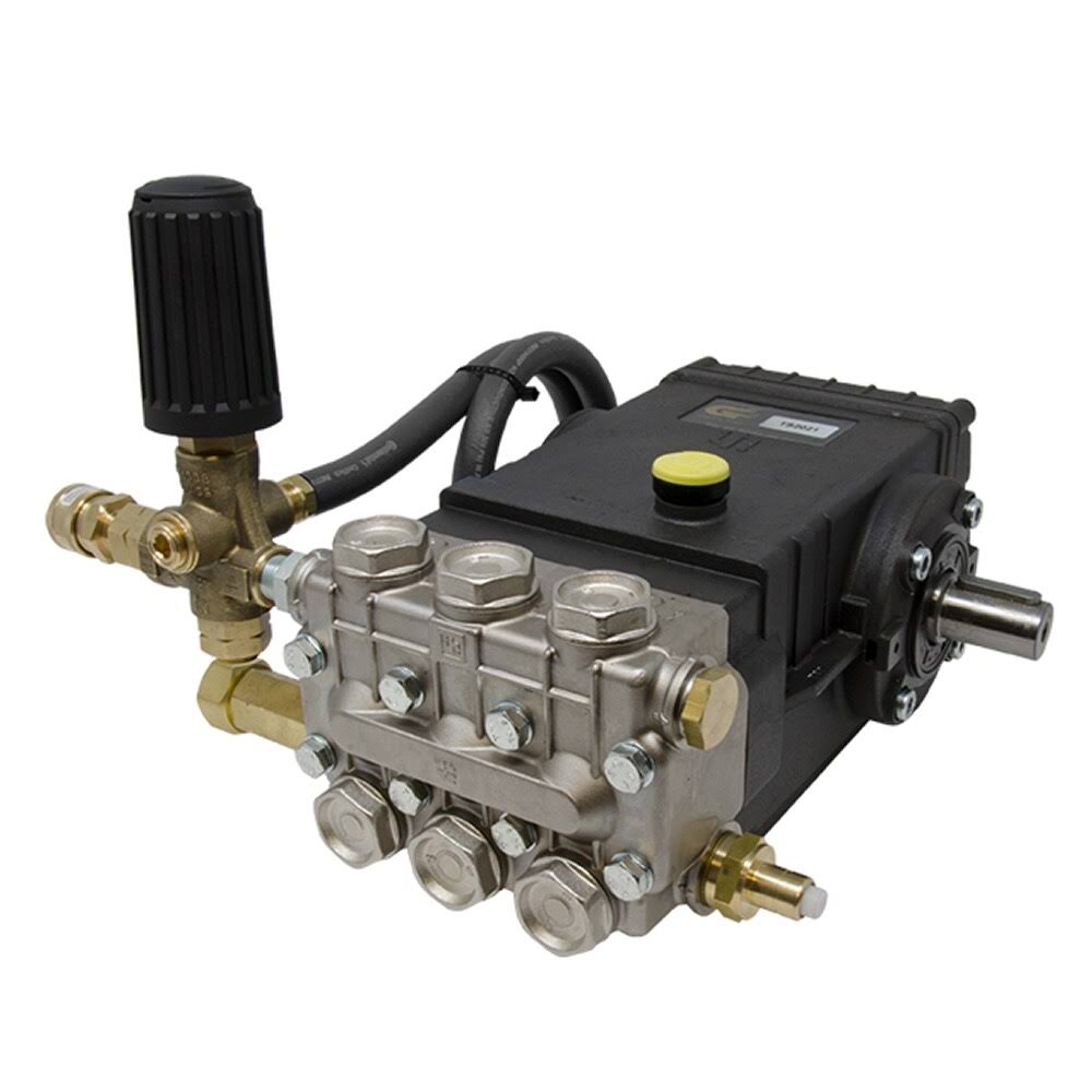 General Pump PMRTS2021 Fully Plumbed Made Ready 3500 PSI 5.6 GPM Solid Shaft Triplex Pressure Washer Pump (Belt Drive)