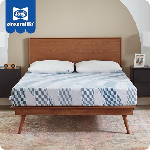 Sealy Dreamlife 12” Foam Mattress-in-a-Box, Full, SealyComfort Gel Memory Foam, SealySupport Transition Foam, Surface-Guard Technology