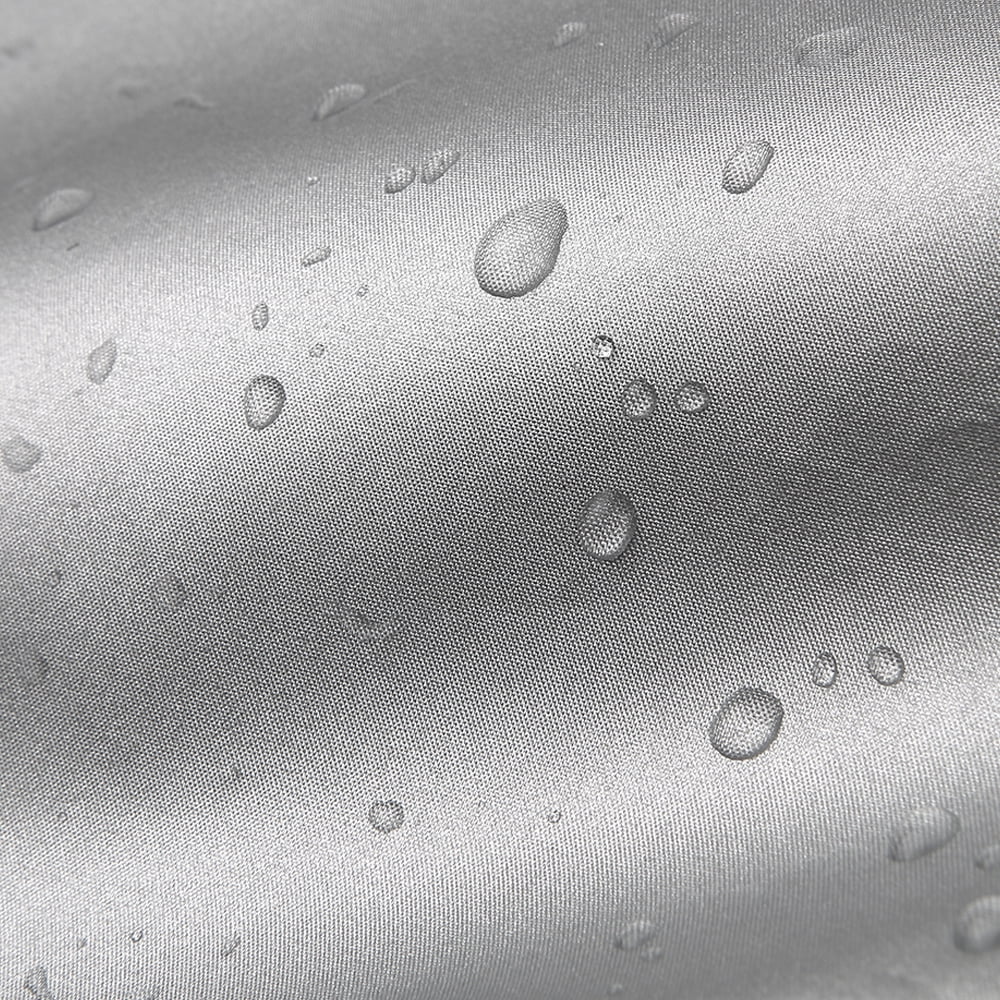 walmeck Boat Cover Yacht Outdoor Protection Waterproof Heavy Duty Silver Reflective 300D Oxford Fabric -smashing Durable and Tear Proof Fits V-HULL