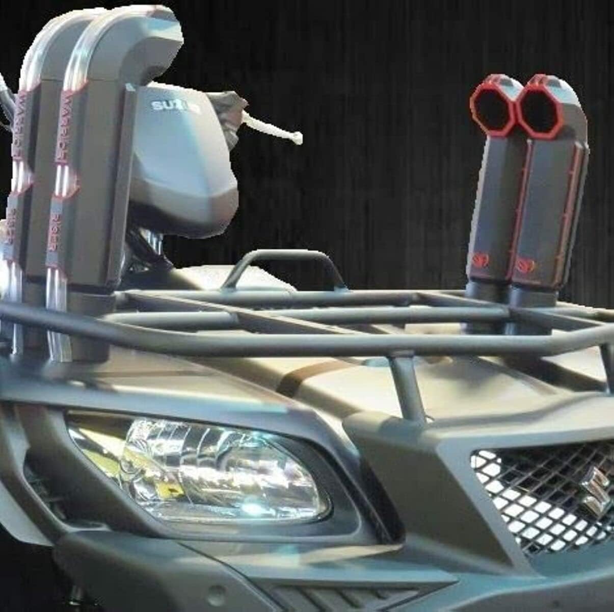 SYA Warrior Riser Snorkel Kit Compatible with Suzuki King Quad 450/500/700/750 2005-2022 ATV Models | Provides Clean Air to Your ATV's Engine