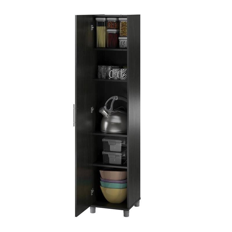 SystemBuild Camberly 16x22 Utility Storage Cabinet in Black Oak