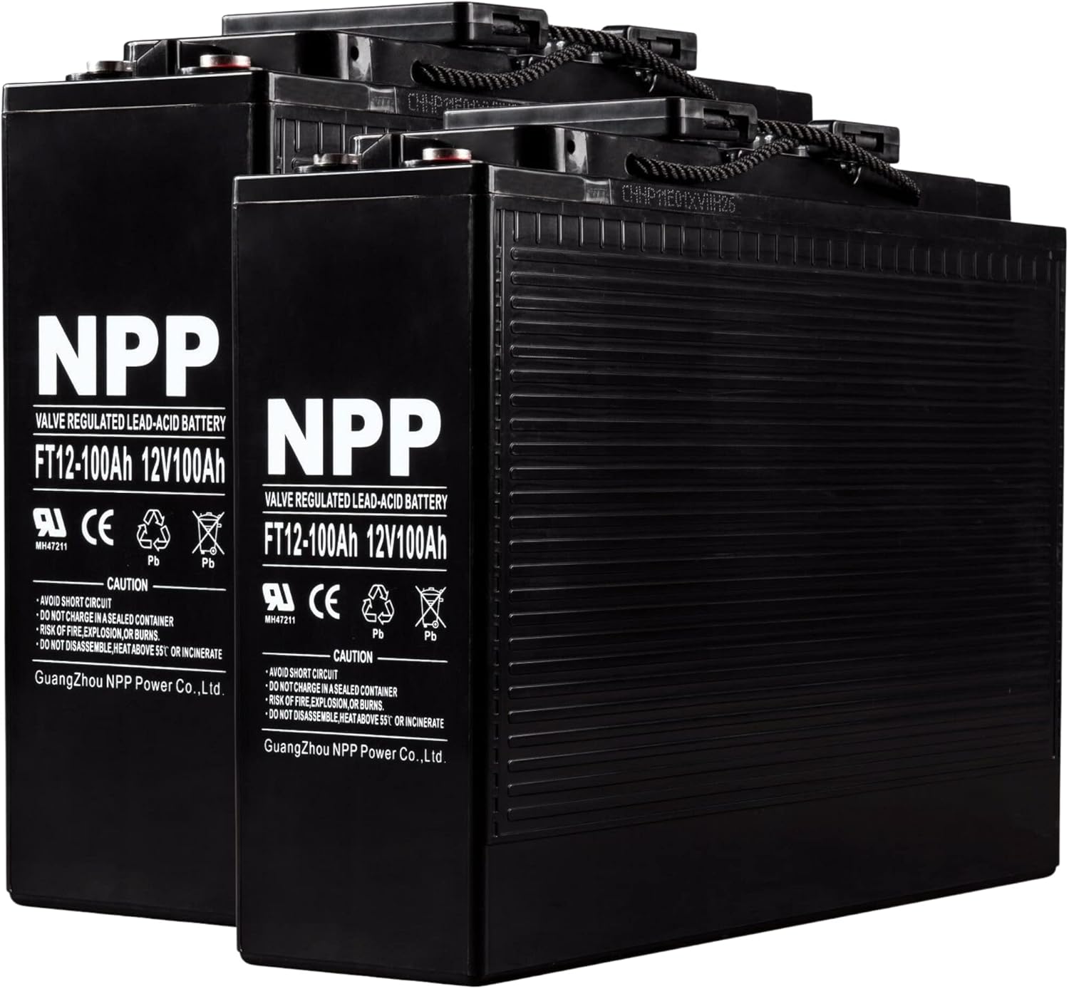 NPP FT12-100Ah 12V 100Ah Front Access AGM Deep Cycle SLA Battery | The Ultimate Battery You Can Finally Feel Confident | For Telecommunication System