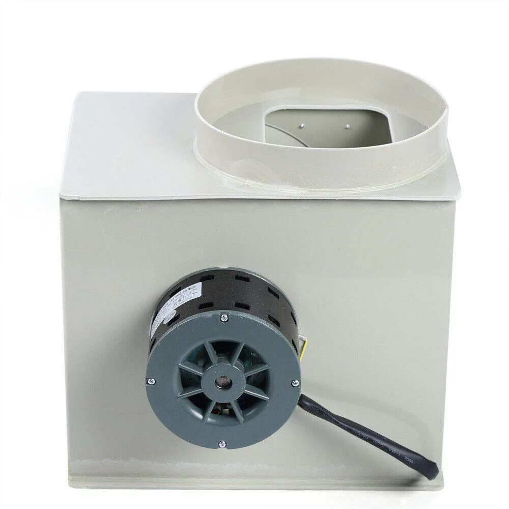 FETCOI Centrifugal Extractor Blower Fan, PP250 Low Noise Laboratory Ventilation Blower Fan Fume Hood 2300m3 / h