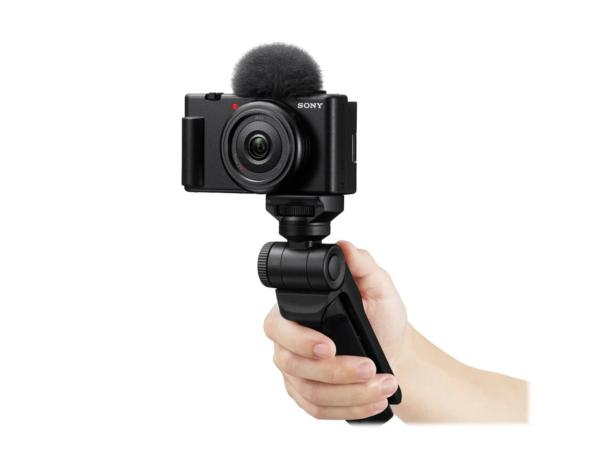Sony ZV-1F - Digital camera - compact - 20.1 MP - 4K / 30 fps - ZEISS - Wi-Fi, Bluetooth - black