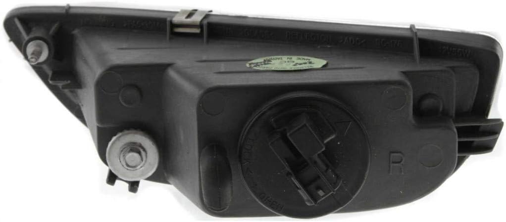 For 2001 2002 Toyota Corolla Pair Driver and Passenger Side Fog Light With Bulbs Included TO2592105 TO2593105 | 81220-02030 81210-02040 ; Pack of 2