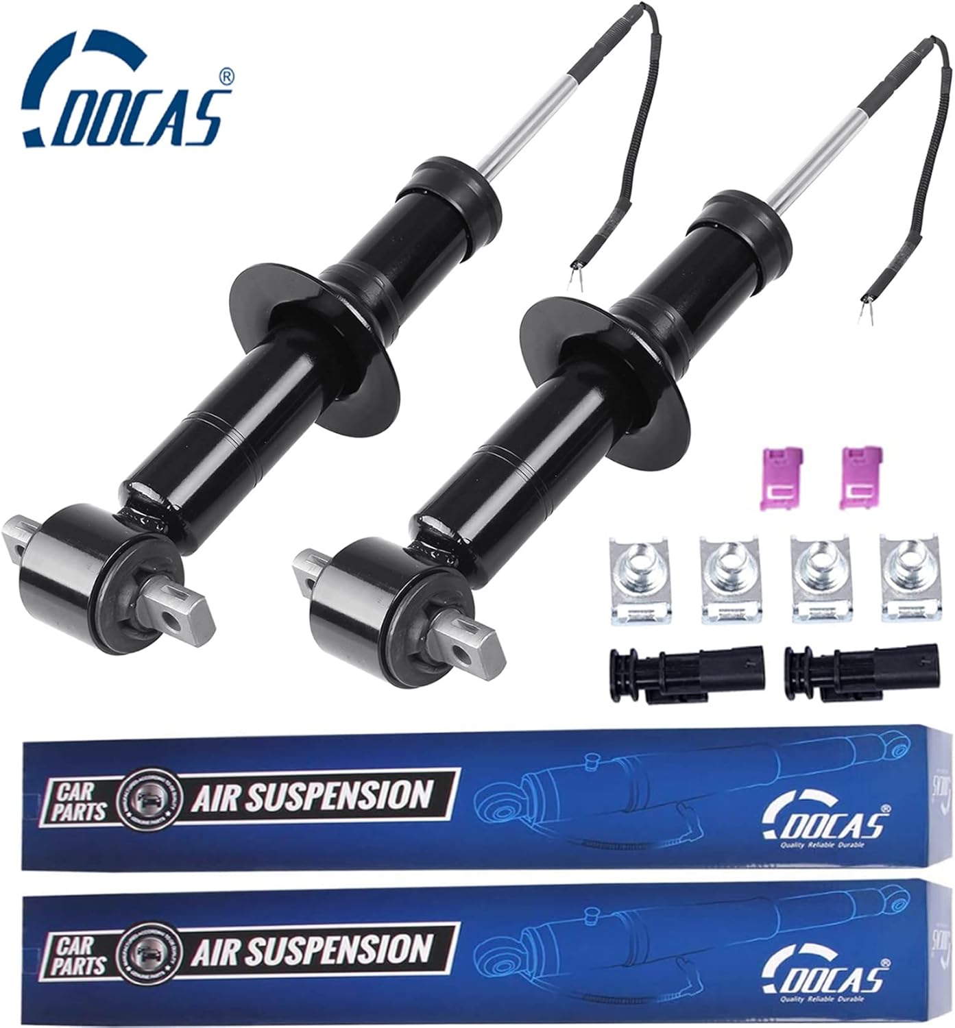 84176631 Air Shock Absorbers Magnetic Front Suspension Strut Compatible with 2015-2020 Yukon Denali XL Escalade ESV Tahoe Suburban 84977478 580-1108