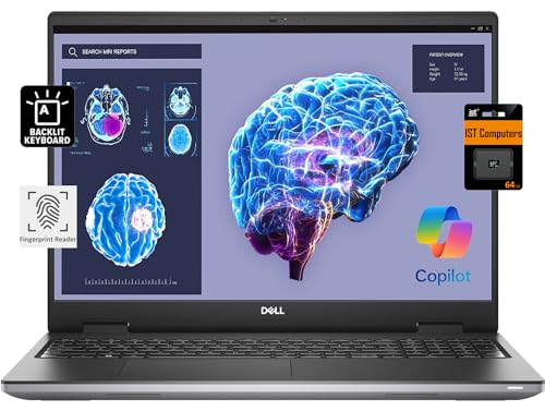 Dell Precision 7000 7670 Mobile Workstation (NVIDIA RTX A2000 8GB GPU, 16" FHD+, Intel 16-Core i9-12950HX, 64GB DDR5, 2TB SSD), Laptop for Business