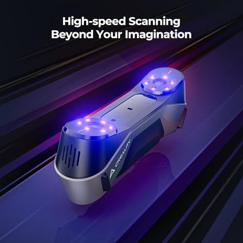 Creality CR-Scan Raptor Pro 3D Scanner for 3D Printing, 22+7 Blue Laser Lines, 30-60fps High Frame Scanning, 24-Bit Full-Color Scans
