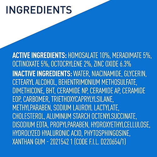 CeraVe AM Facial Moisturizing Lotion with SPF 30 | Oil-Free Face Moisturizer with SPF | Formulated with Hyaluronic Acid