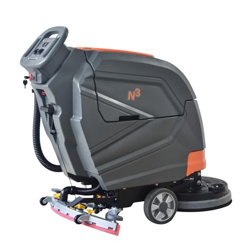 PENNON N3 Walk-behind Floor Scrubber Dryer Machine, 20" Cleaning Width, 31" Squeegee Width, 11-gal Sewage Tank, 200 RPM, Complete Set of Parts