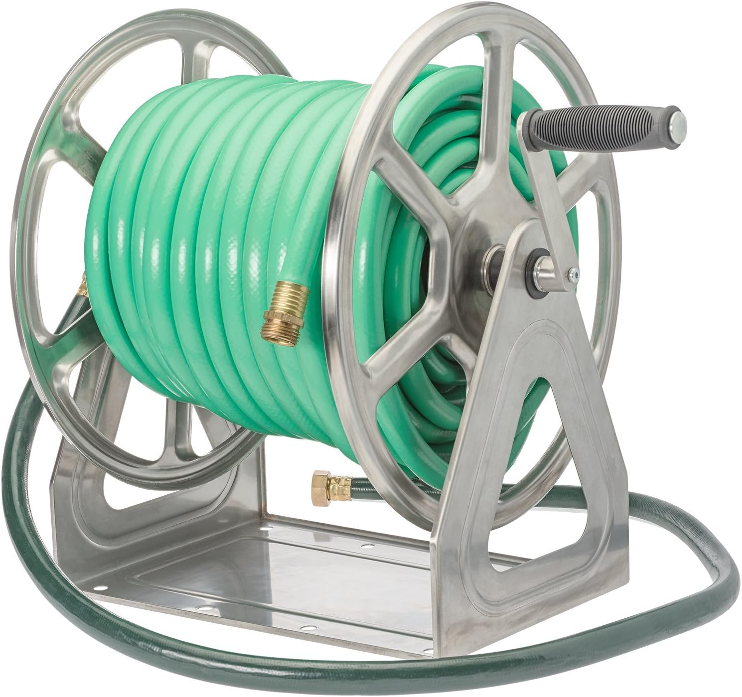 Liberty Garden Products 709-S2 Hose Reel, Stainless Steel