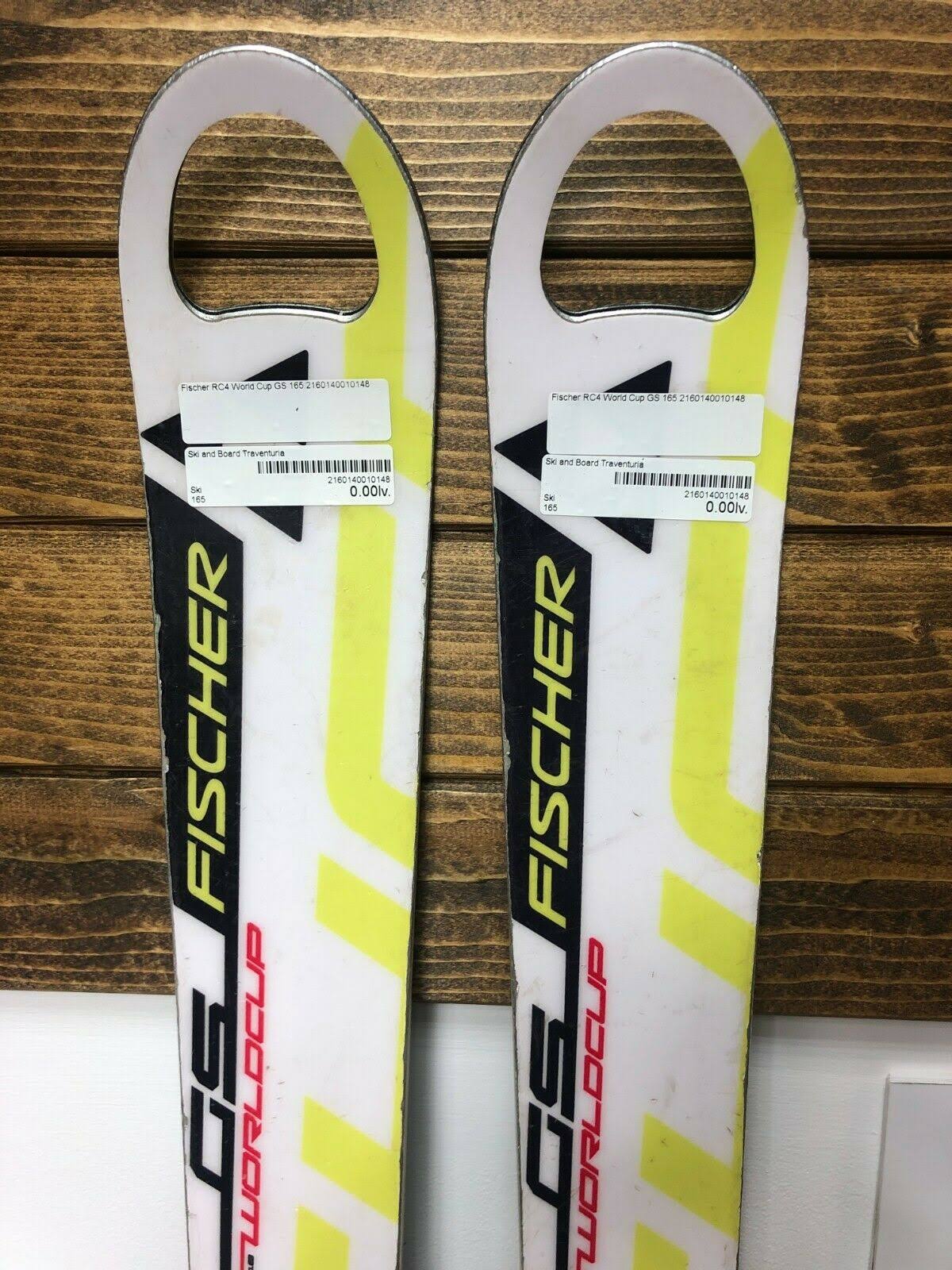 Fischer RC4 World Cup GS 165 cm Ski + Fischer 11 Bindings Winter Sport Fun Snow