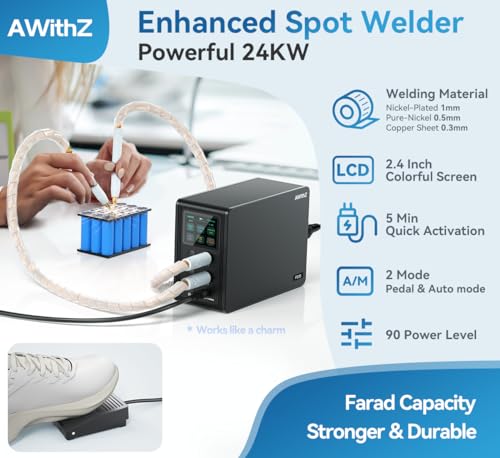 14.6 KW Capacitor Battery Spot Welder, AWithZ Spot Welder