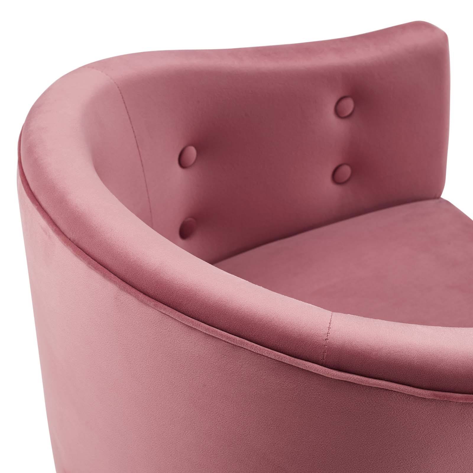 Modway Savour Tufted Performance Velvet Counter Stool - Pink