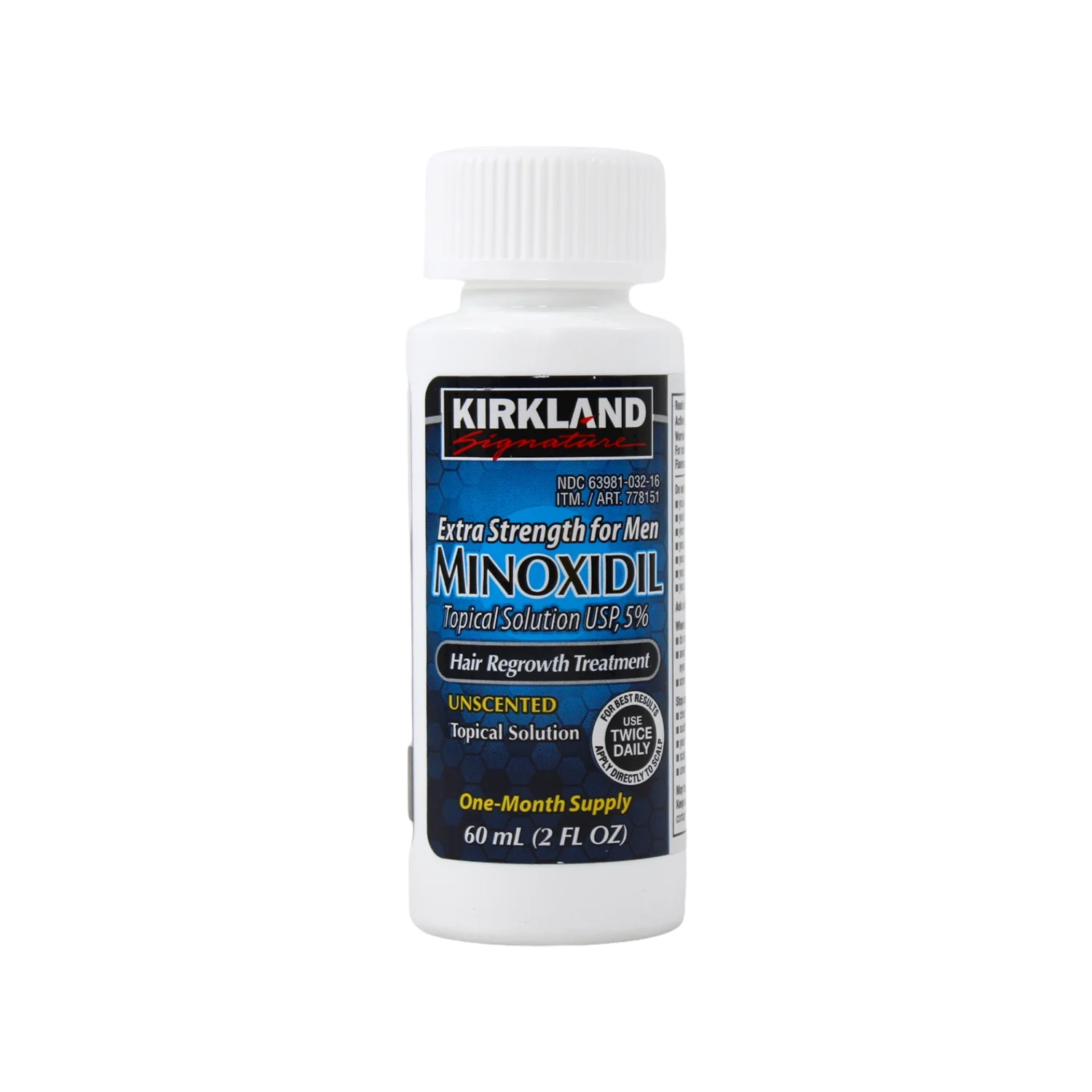 12 Months Kirkland DROP MINOXIDIL 5% Mens Hair Loss Regrowth Treatment