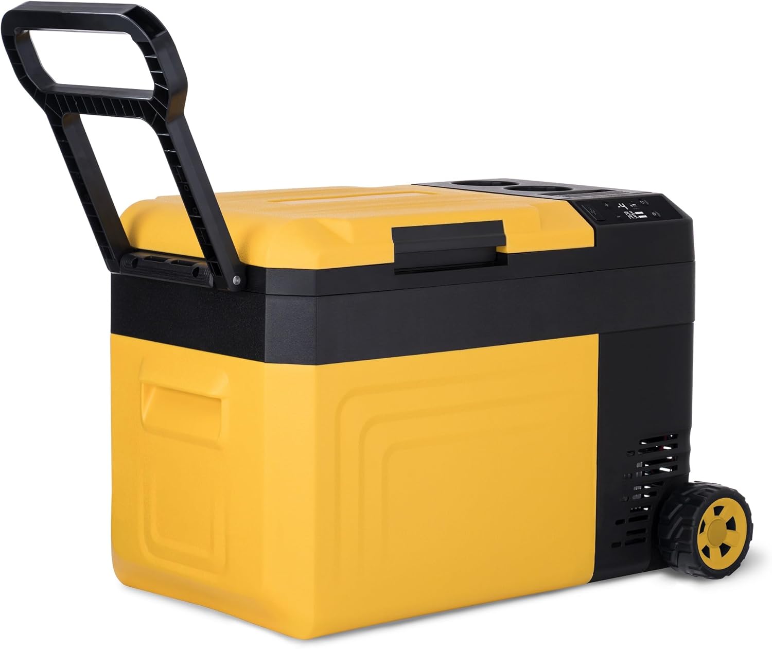 Newair 25 Qt. Portable Electric Cooler, 12v Car Mini Fridge, Hard Lunch Box for Jobsite, Workshop