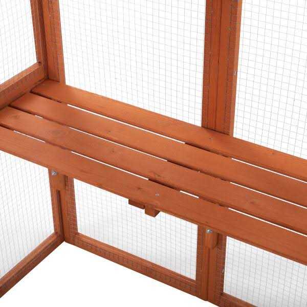 Coziwow Large Wooden Cat House Catio Enclosure - Pet Supplies online store