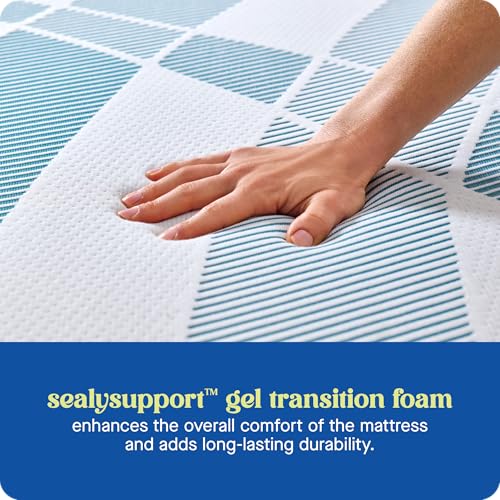 Sealy Dreamlife 12” Foam Mattress-in-a-Box, Full, SealyComfort Gel Memory Foam, SealySupport Transition Foam, Surface-Guard Technology