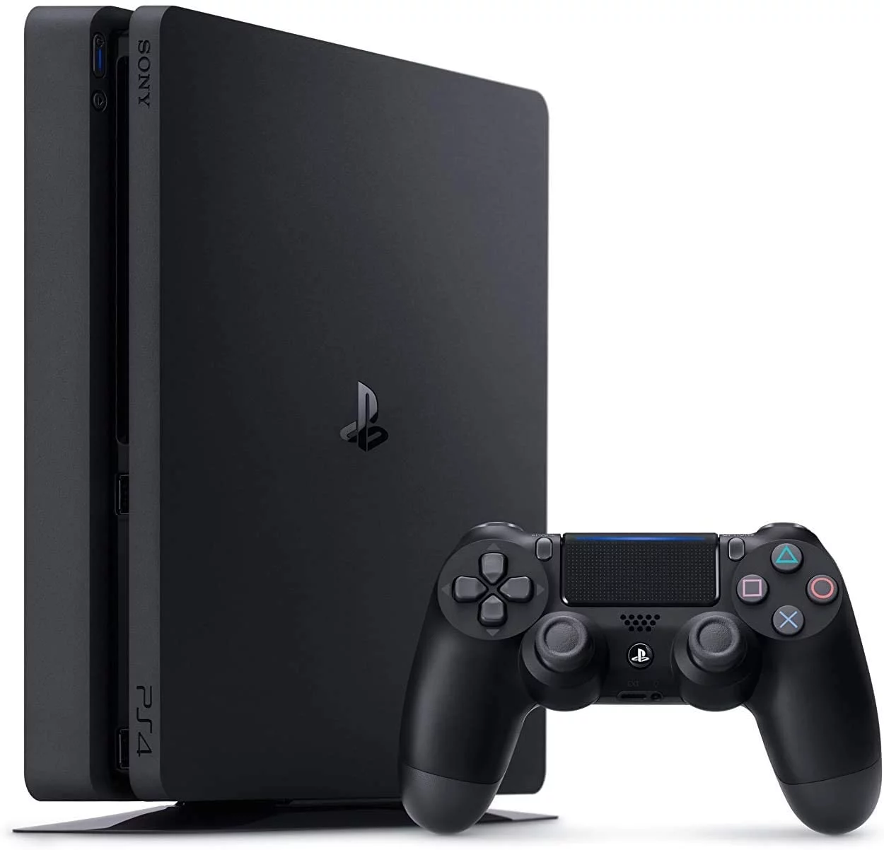 Mytrix PlayStation 4 Slim 2TB SSHD Console with DualShock 4 Wireless Controller Bundle, PlayStation Enhanced with 2TB Solid State Hybrid Drive